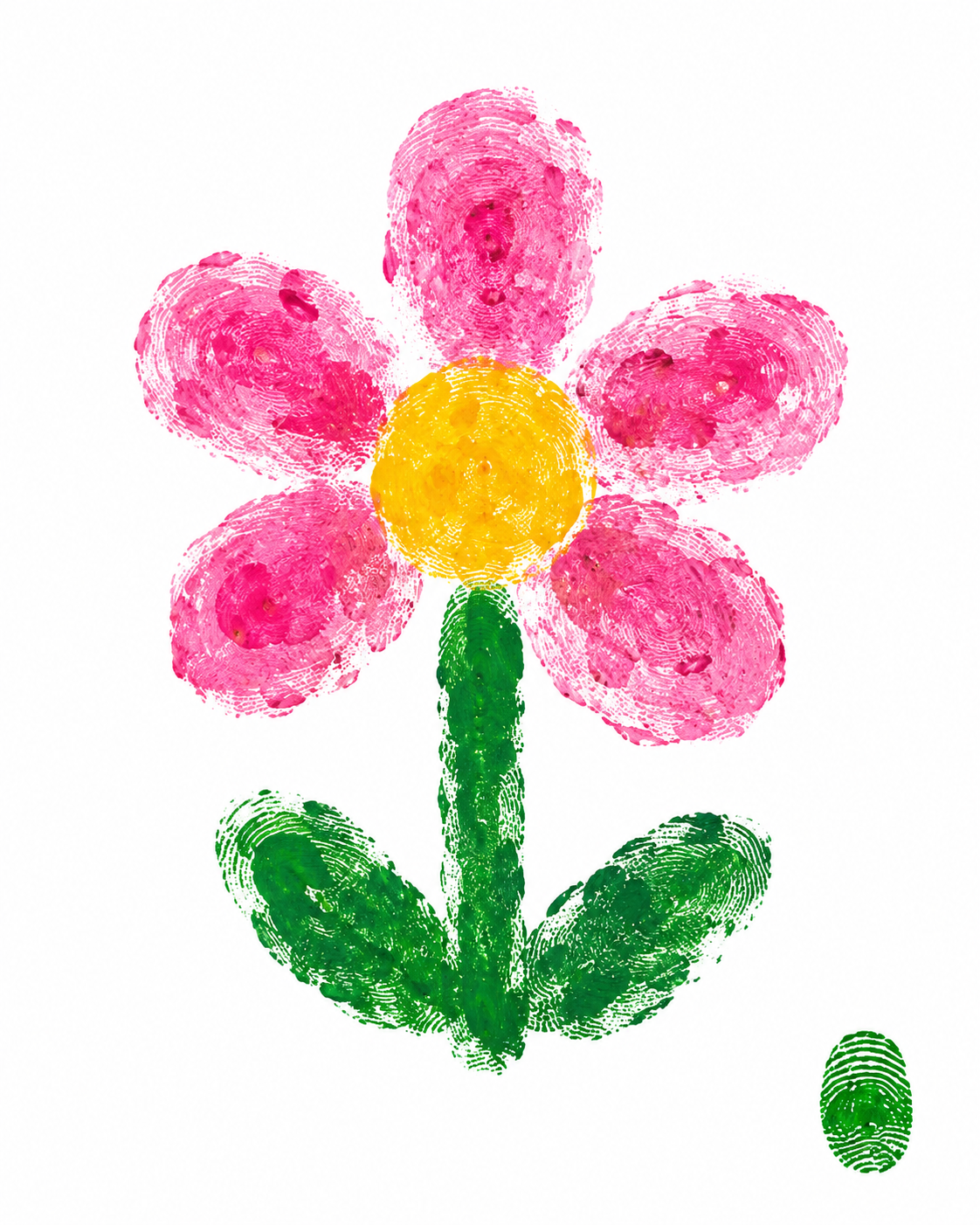 Flower (Pink, in Five Petals)