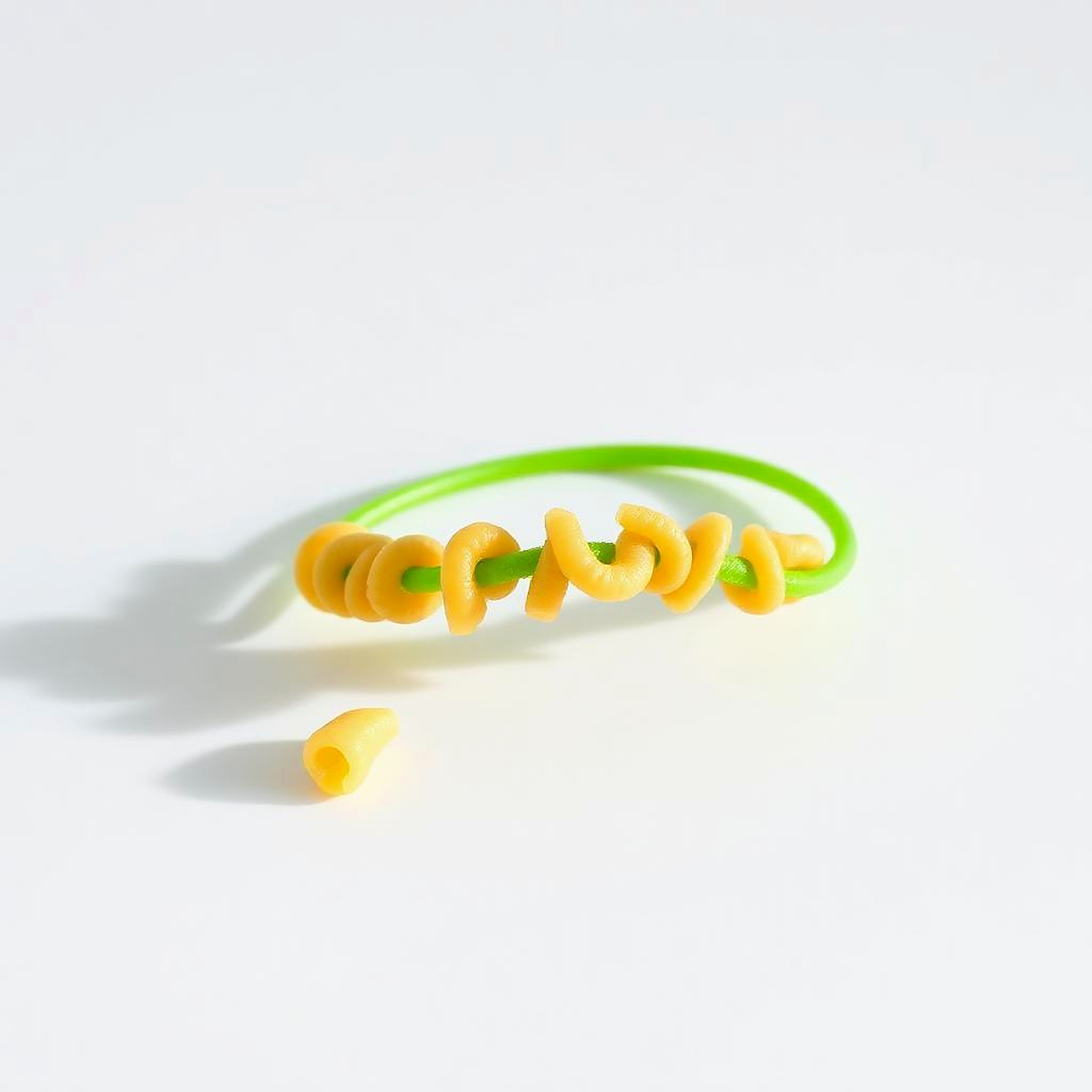 Bracelet (Green Pipe Cleaner, with One Element Detached)