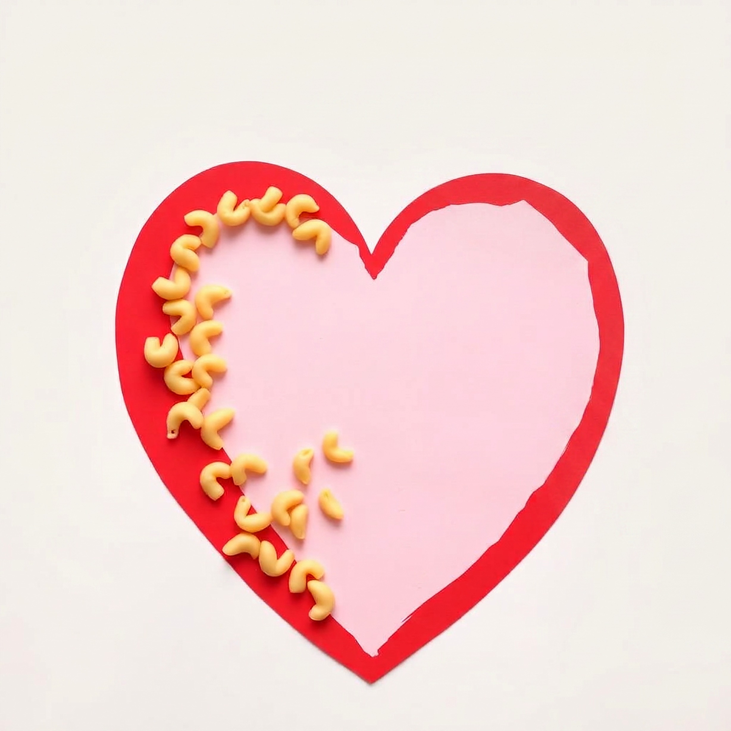 Reliquary (Red Heart, with Partial Macaroni Border)